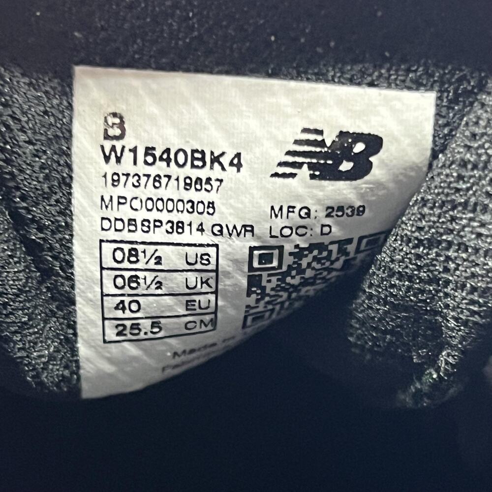 New Balance 1540 v4 Running Shoes Women Size 8.5 B Black Mesh Comfort Sneakers - Picture 9 of 11